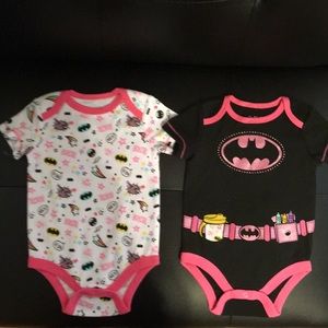 Set of two Batgirl onesies